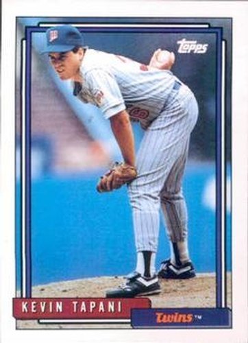 #313 Kevin Tapani - Minnesota Twins - 1992 Topps Baseball