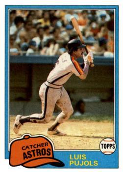 #313 Luis Pujols - Houston Astros - 1981 Topps Baseball