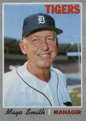 #313 Mayo Smith - Detroit Tigers - 1970 Topps Baseball
