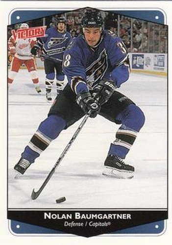 #313 Nolan Baumgartner - Washington Capitals - 1999-00 Upper Deck Victory Hockey