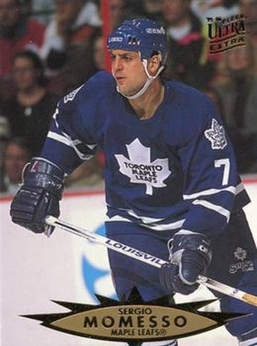#313 Sergio Momesso - Toronto Maple Leafs - 1995-96 Ultra Hockey