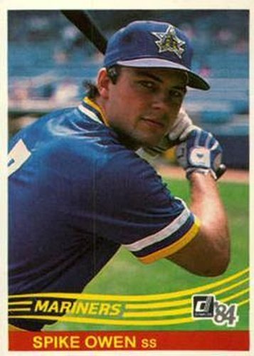 #313 Spike Owen - Seattle Mariners - 1984 Donruss Baseball