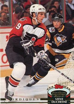 #313 Steve Duchesne - Quebec Nordiques - 1992-93 Stadium Club Hockey