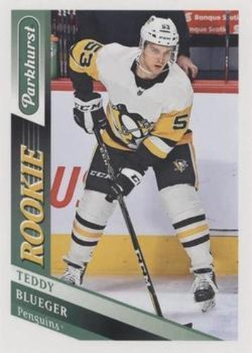 #313 Teddy Blueger - Pittsburgh Penguins - 2019-20 Parkhurst Hockey