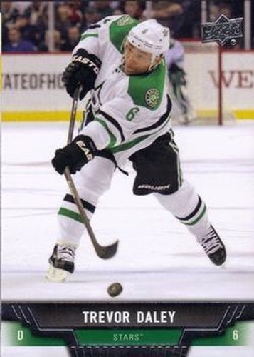 #313 Trevor Daley - Dallas Stars - 2013-14 Upper Deck Hockey