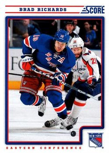 #313 Brad Richards - New York Rangers - 2012-13 Score Hockey