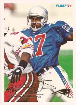 #313 Maurice Hurst - New England Patriots - 1994 Fleer Football