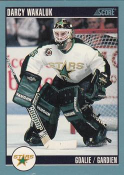 #313 Darcy Wakaluk - Minnesota North Stars - 1992-93 Score Canadian Hockey