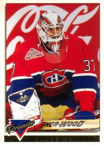 #313 Andre Racicot - Montreal Canadiens - 1993-94 O-Pee-Chee Premier Hockey - Gold