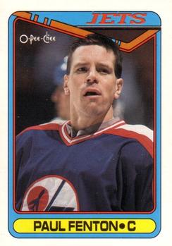 #313 Paul Fenton - Winnipeg Jets - 1990-91 O-Pee-Chee Hockey