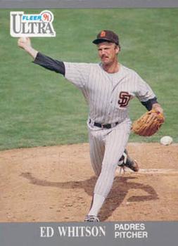#313 Ed Whitson - San Diego Padres - 1991 Ultra Baseball