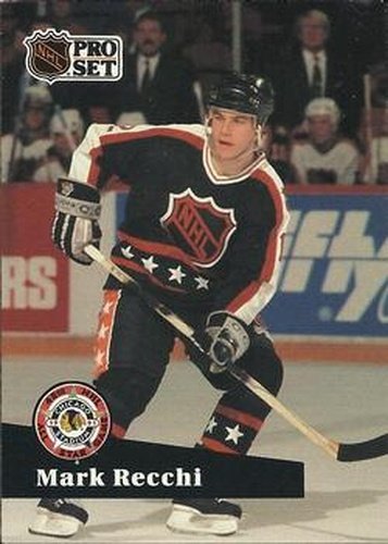 #313 Mark Recchi - 1991-92 Pro Set Hockey
