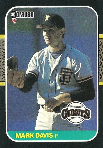 #313 Mark Davis - San Francisco Giants - 1987 Donruss Baseball