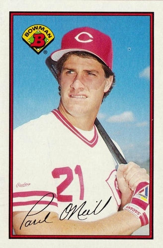 #313 Paul O'Neill - Cincinnati Reds - 1989 Bowman Baseball