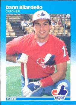 #313 Dann Bilardello - Montreal Expos - 1987 Fleer Baseball