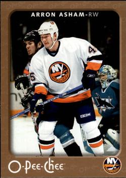 #313 Arron Asham - New York Islanders - 2006-07 O-Pee-Chee Hockey