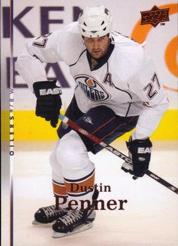 #314 Dustin Penner - Edmonton Oilers - 2007-08 Upper Deck Hockey