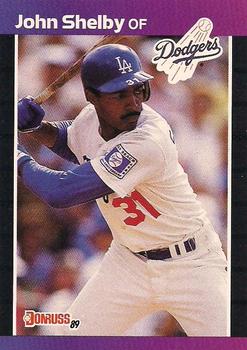 #314 John Shelby - Los Angeles Dodgers - 1989 Donruss Baseball
