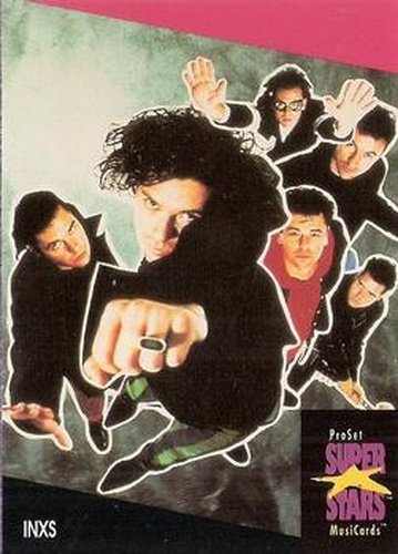 #314 INXS - 1991 Pro Set SuperStars MusiCards