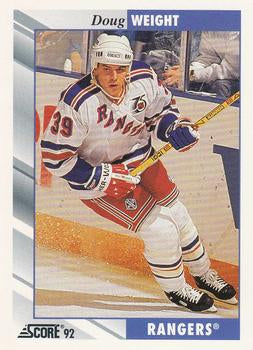 #314 Doug Weight - New York Rangers - 1992-93 Score USA Hockey