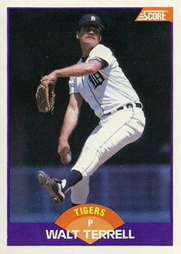 #314 Walt Terrell - Detroit Tigers - 1989 Score Baseball