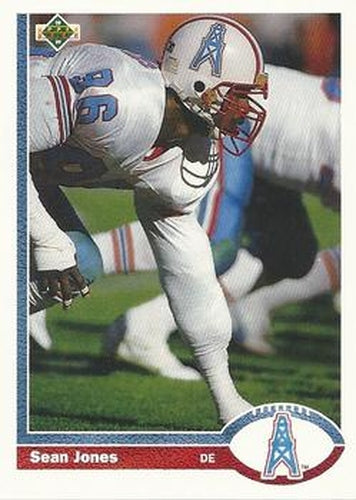 #314 Sean Jones - Houston Oilers - 1991 Upper Deck Football