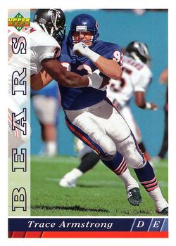 #314 Trace Armstrong - Chicago Bears - 1993 Upper Deck Football