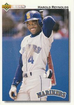 #314 Harold Reynolds - Seattle Mariners - 1992 Upper Deck Baseball