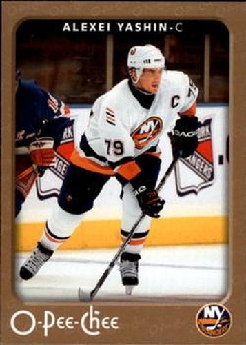 #314 Alexei Yashin - New York Islanders - 2006-07 O-Pee-Chee Hockey