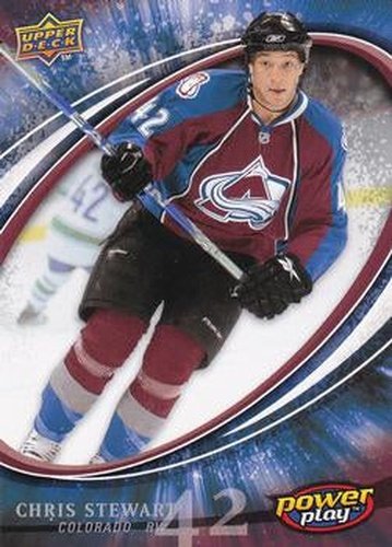 #314 Chris Stewart - Colorado Avalanche - 2008-09 Upper Deck Power Play Box Set Hockey