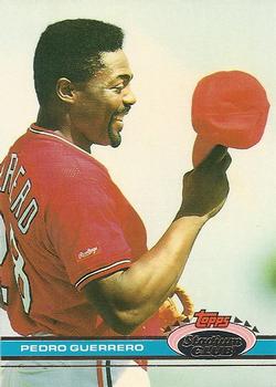 #314 Pedro Guerrero - St. Louis Cardinals - 1991 Stadium Club Baseball