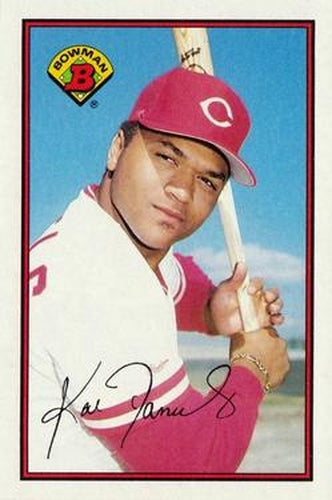 #314 Kal Daniels - Cincinnati Reds - 1989 Bowman Baseball