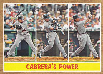#314 Miguel Cabrera - Detroit Tigers - 2011 Topps Heritage Baseball