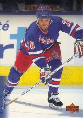 #314 Joey Kocur - New York Rangers - 1995-96 Upper Deck Hockey