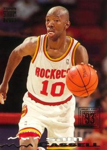 #314 Sam Cassell - Houston Rockets - 1993-94 Stadium Club Basketball