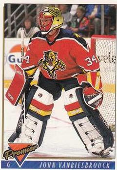 #314 John Vanbiesbrouck - Florida Panthers - 1993-94 Topps Premier Hockey