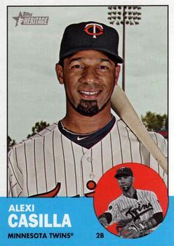 #314 Alexi Casilla - Minnesota Twins - 2012 Topps Heritage Baseball