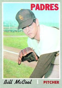 #314 Bill McCool - San Diego Padres - 1970 Topps Baseball