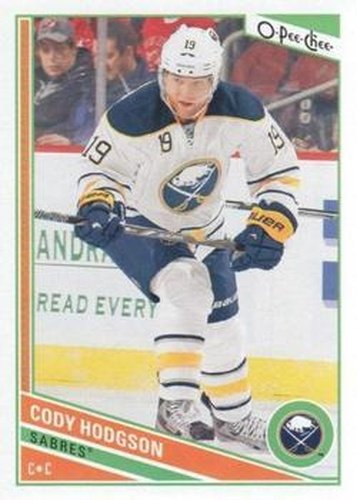 #314 Cody Hodgson - Buffalo Sabres - 2013-14 O-Pee-Chee Hockey