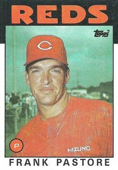 #314 Frank Pastore - Cincinnati Reds - 1986 Topps Baseball