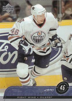 #314 Jani Rita - Edmonton Oilers - 2002-03 Upper Deck Hockey