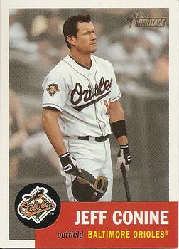 #314 Jeff Conine - Baltimore Orioles - 2002 Topps Heritage Baseball