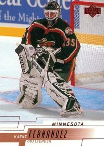 #314 Manny Fernandez - Minnesota Wild - 2000-01 Upper Deck Hockey