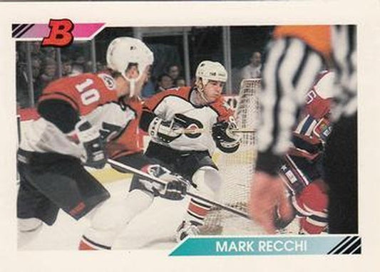 #314 Mark Recchi - Philadelphia Flyers - 1992-93 Bowman Hockey