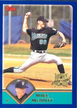 #314 Mike McNutt - Florida Marlins - 2003 Topps Baseball