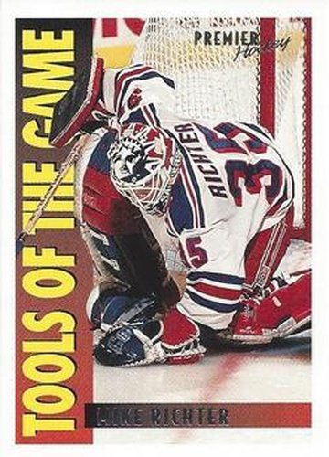 #314 Mike Richter - New York Rangers - 1994-95 Topps Premier Hockey
