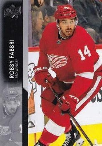 #314 Robby Fabbri - Detroit Red Wings - 2021-22 Upper Deck Hockey