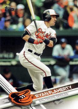 #314 Ryan Flaherty - Baltimore Orioles - 2017 Topps Baseball