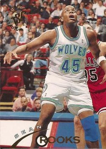 #314 Sean Rooks - Minnesota Timberwolves - 1994-95 Stadium Club Basketball