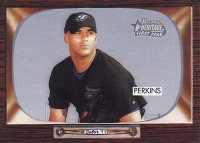 #314 Vince Perkins - Toronto Blue Jays - 2004 Bowman Heritage Baseball